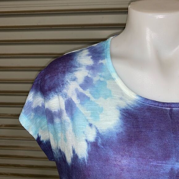 Chico’s tye dye top size 1 ( sm ) - Picture 6 of 8